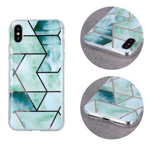 Husa Silicon, Geometric Samsung A42 5G, Verde