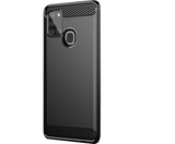 Husa Carbon, Samsung Galaxy A21S, Negru