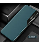 HUSA SMART VIEW PENTRU SAMSUNG GALAXY A72 4G / A72 5G VERDE ÎNCHIS