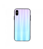 Husa Aurora Glass, Samsung Galaxy S10 Lite, Albastru-Roz