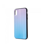 Husa Aurora Glass, Samsung Galaxy S10 Lite, Albastru-Roz