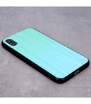 Husa de sticla Aurora pentru Huawei P Smart 2019, Verde, Multicolor