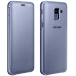 Husa Tip Carte Originala, Samsung Galaxy J6, Mov