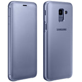 Husa Tip Carte Originala, Samsung Galaxy J6, Mov