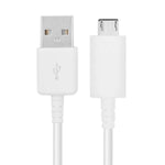 Cablu De Date/Incarcare Original, Samsung,  Micro-USB, Alb