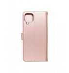 Husa Tip Carte, Forcell, Samsung Galaxy A12, Roz-Auriu