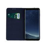Husa Tip Carte, Piele Originala, Samsung Galaxy A20E ,Albastru