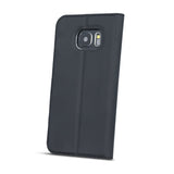 Husa Tip Carte cu Geam, Samsung Galaxy J6+, Negru
