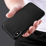 Husa din Piele Eco, iPhone 12/12 Pro, Negru