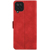 Husa Tip Carte, Smart Puro, Samsung Galaxy A12/M12, Rosu