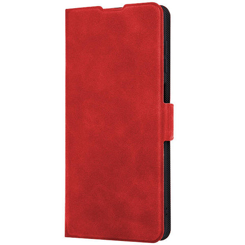 Husa Tip Carte, Smart Puro, Samsung Galaxy A12/M12, Rosu