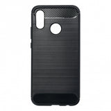 Husa Silicon Carbon, Huawei P20 Lite, Negru