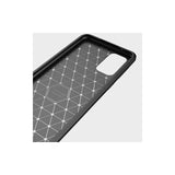 Husa Silicon Carbon, Forcell, Samsung Galaxy A52 LTE (4G) / A52 5G, Negru