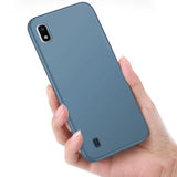 Husa Samsung Galaxy A10 Silicon Gray Blue