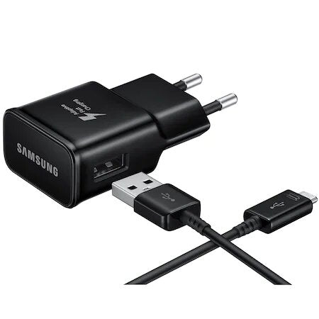 Incarcator Retea USB Samsung EP-TA20, Fast Charging, 15W, 1 X USB, Negru