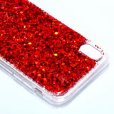 Husa iPhone XR Liquid Heart Rosu
