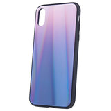 Husa iPhone XR Aurora Glass Maro-Negru