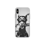 Husa colecie Iphone X/XS imprimeu Doberman