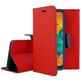 Husa Tip Carte, Samsung Galaxy A20S, Rosu