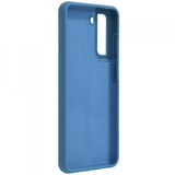 Husa silicon soft Samsung Galaxy S21 FE, Albastru