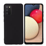 Husa Silicon, Samsung Galaxy A02S, Negru