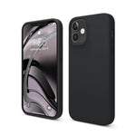 Husa Silicon, iPhone 12 Mini, Negru Matt