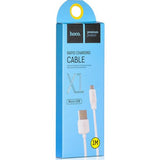 Cablu Micro-USB, Hoco, Incarcare Rapida, 1M, Alb