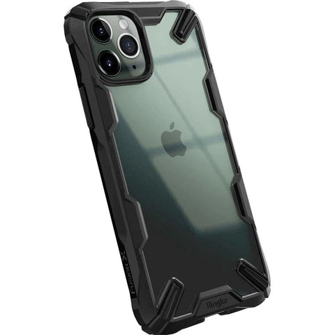 Husa Antisoc, Fusion X Ringke, iPhone 11 Pro, Negru-Transparent