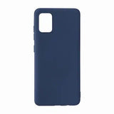 Husa Silicon Slim, Samsung Galaxy A41, Albastru Inchis