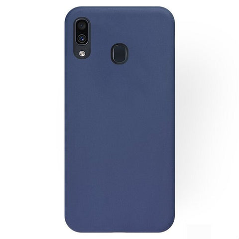 Husa Silicon, Samsung Galaxy A40, Albastru Inchis