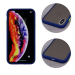 Husa Colored Buttons pentru Samsung A20E, Albastru