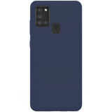 Husa Silicon Forcell, Samsung Galaxy A21S, Albastru Inchis