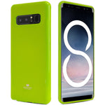 Husa Silicon Jelly Mercury Goospery Samsung Galaxy Note 8, Verde Lime