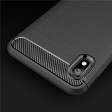 Husa Silicon Carbon, Samsung Galaxy A10, Negru