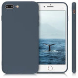 Husa Silicon, iPhone 7/8 Plus, Albastru Inchis