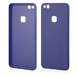 Husa Silicon Carbon, Huawei P10 Lite, Albastru