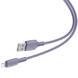 Cablu de date Baseus Colourful, USB To Lightning (iPhone), 2.4A, 1.2 m, Mov