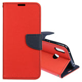 Husa Tip Carte, Samsung Galaxy A20S, Rosu