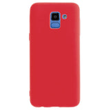 Husa Silicon Slim, Samsung Galaxy J6 2018 ,Rosu