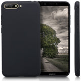 Husa Silicon, Huawei Y6 2018, Negru Matt