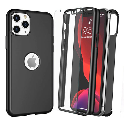 Husa 360 3 in 1, iPhone 11 Pro Max, Negru