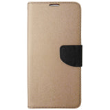 Husa Tip Carte, Fancy, Samsung Galaxy A32 LTE (4G), Auriu