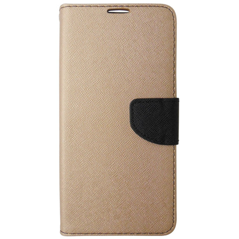 Husa Tip Carte, Fancy, Samsung Galaxy A32 LTE (4G), Auriu