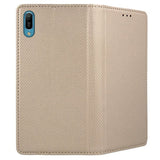 Husa Tip Carte, Huawei Y6 2019, Auriu