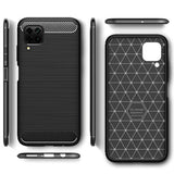 Husa Carbon, Huawei P40 Lite, Negru