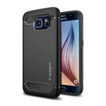 Husa Antisoc, Spigen, Rugged Armor, Samsung Galaxy S6, Negru