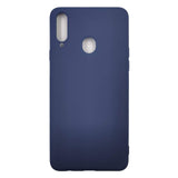 Husa Silicon, Samsung Galaxy A20S, Albastru Inchis Matte