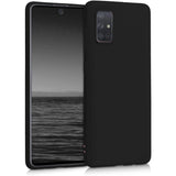 Husa Silicon Slim, Samsung Galaxy A51, Negru Matte