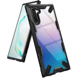 Husa Antisoc, Fusion X Ringke, Samsung Galaxy Note 10, Transparent cu Negru
