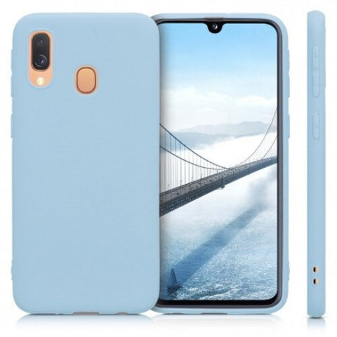 Husa Silicon, Samsung Galaxy A40, Albastru